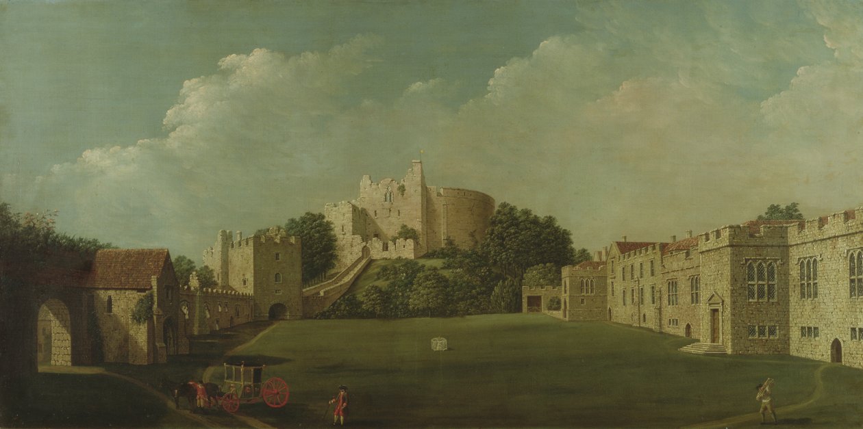 قلعة أرونديل ، Keep and Quadrangle ، c.1770 بواسطة جيمس كانتر