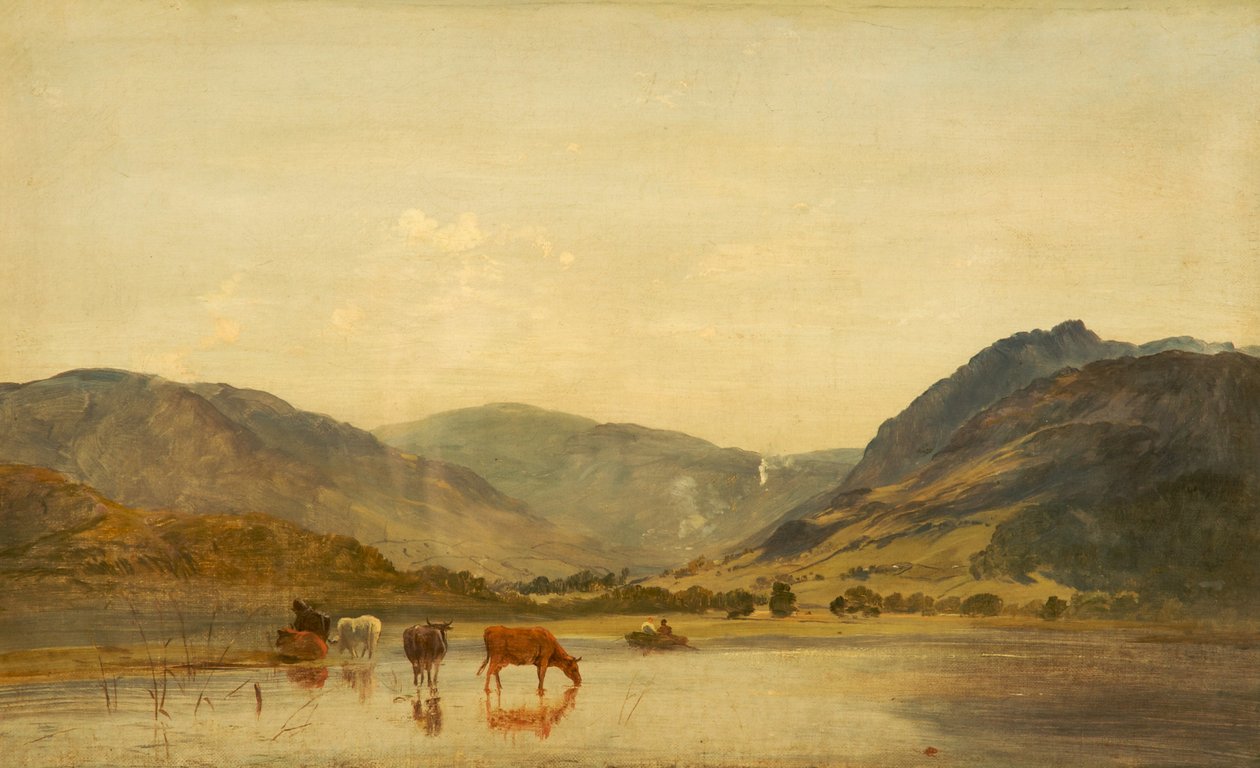 مشهد البحيرة ، c.1860-70 بواسطة فرانسيس دانبي