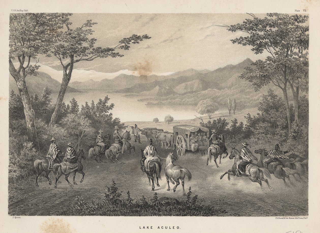 بحيرة Acúleo ، 1855 بواسطة جيمس فولر كوين