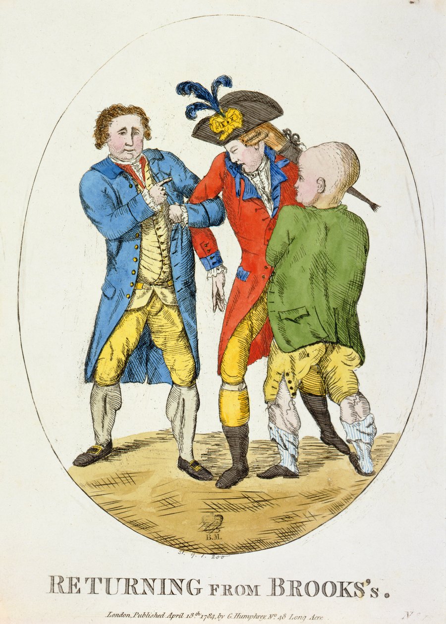 العودة من بروكس ، 1784 (النقش الملون) بواسطة جيمس جيلراي