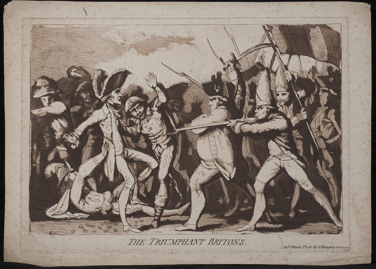 البريطانيون المنتصرون ، 1780 بواسطة جيمس جيلراي