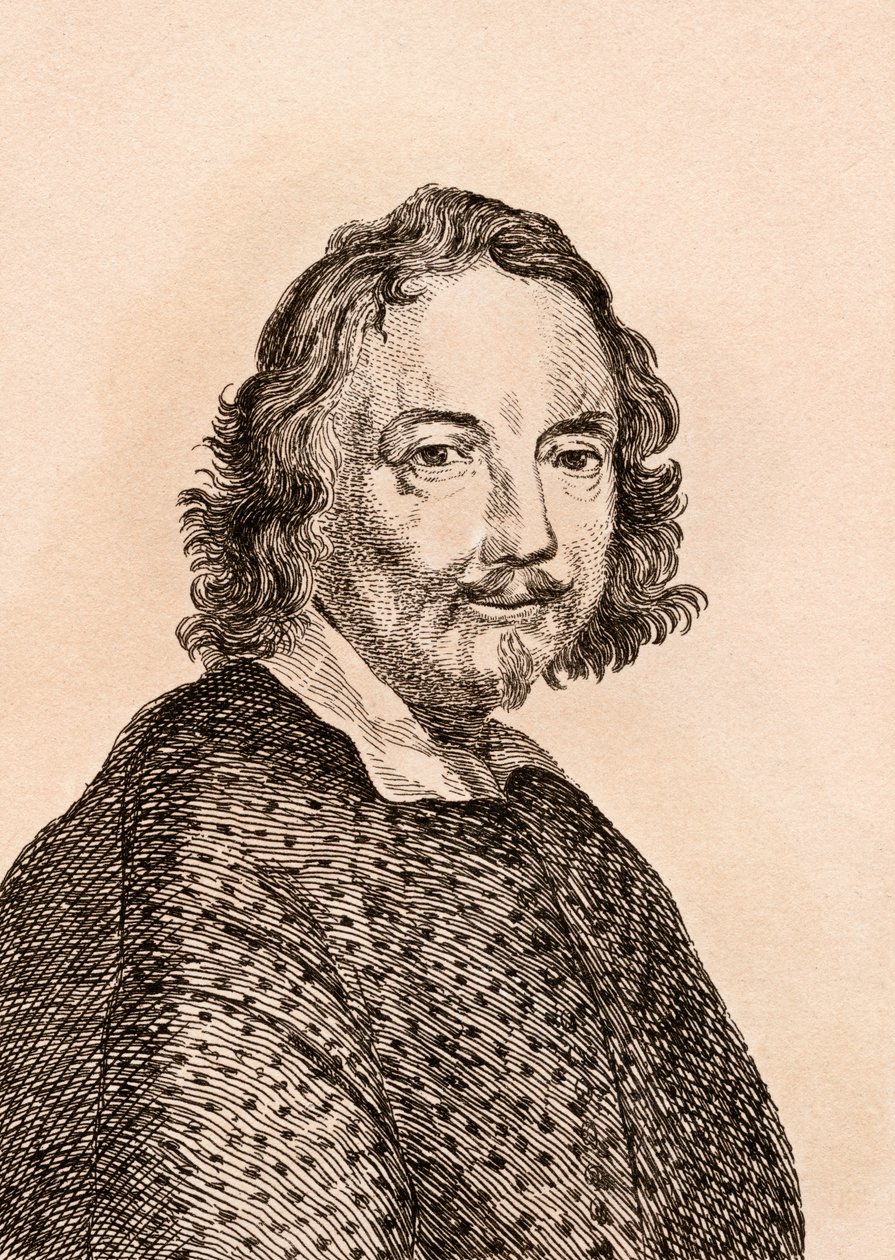 أندريا ساكي ، رسم توضيحي من "75 صورة لرسامين مشهورين من أصول أصلية" ، نُشر عام 1817 ، لندن بواسطة جيمس جيرتين