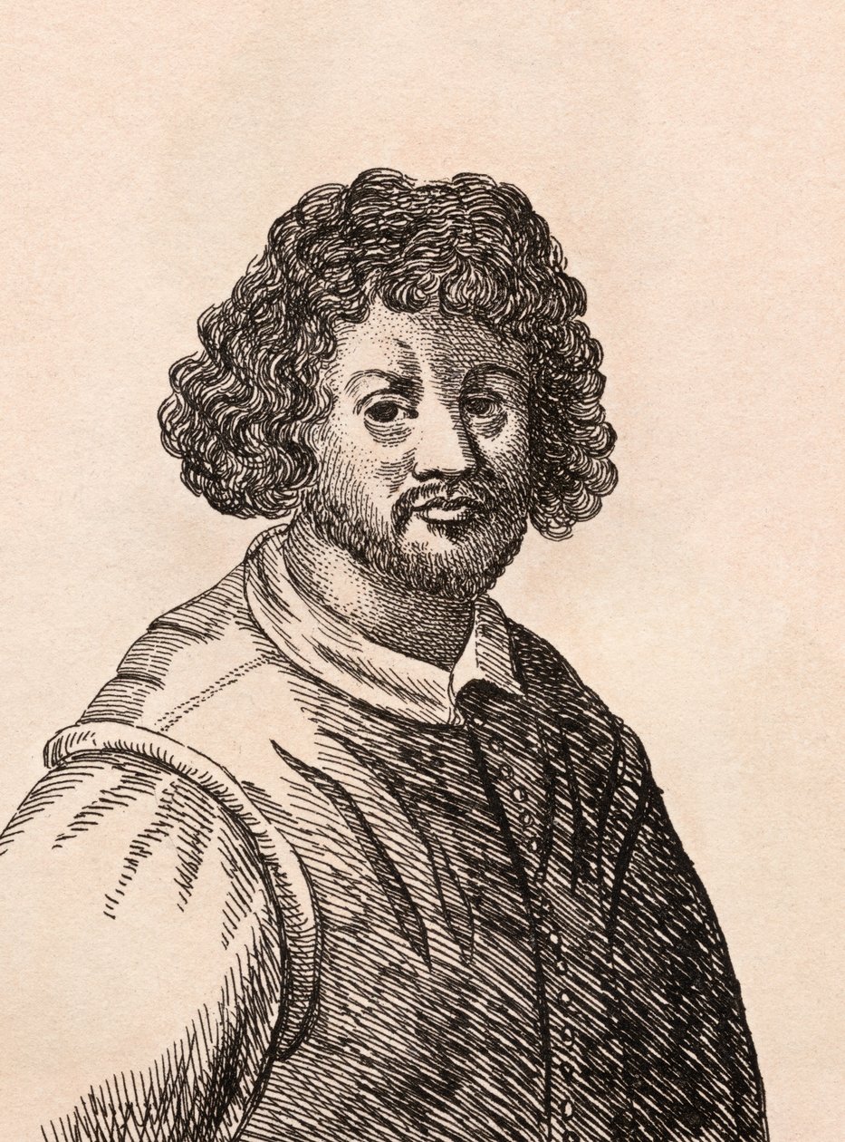كلود لورين ، رسم توضيحي من "75 صورة لرسامين مشهورين من أصول أصلية" ، نُشر عام 1817 ، لندن بواسطة جيمس جيرتين