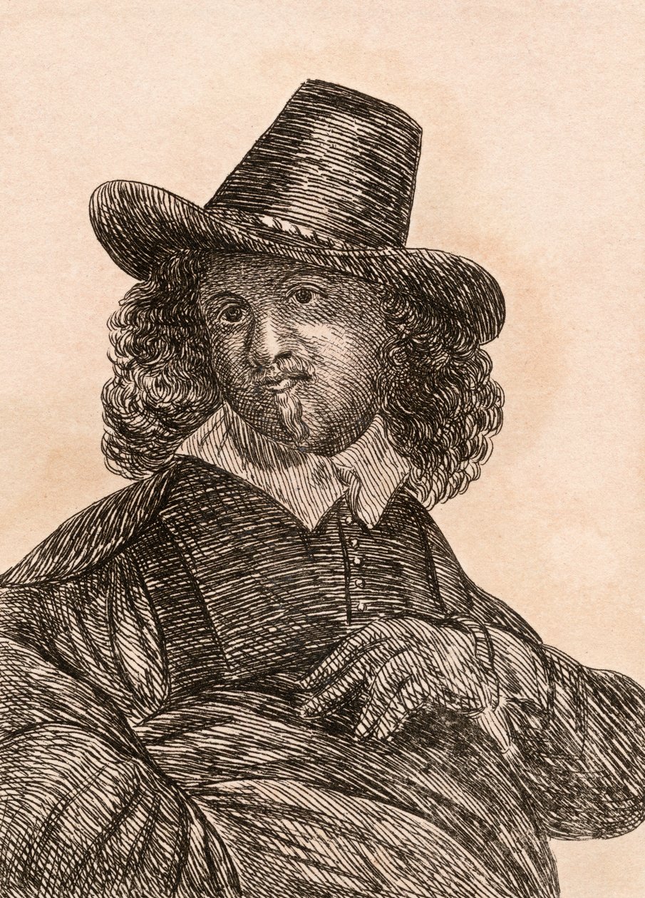 ليونارد برامر ، رسم توضيحي من "75 صورة لرسامين مشهورين من أصول أصلية" ، نُشر في لندن ، 1817 بواسطة جيمس جيرتين