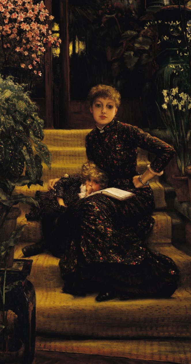 الأم والطفل أو الأخت الكبرى ، c.1881 بواسطة جيمس جاك جوزيف تيسو