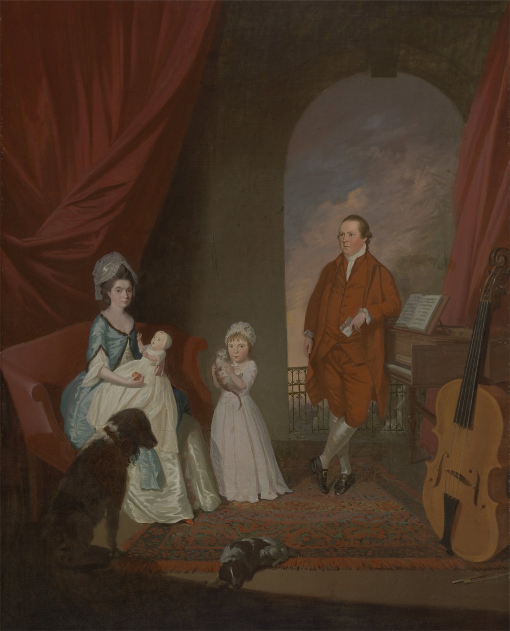 مجموعة العائلة ، c.1774-80 بواسطة جيمس ميلر