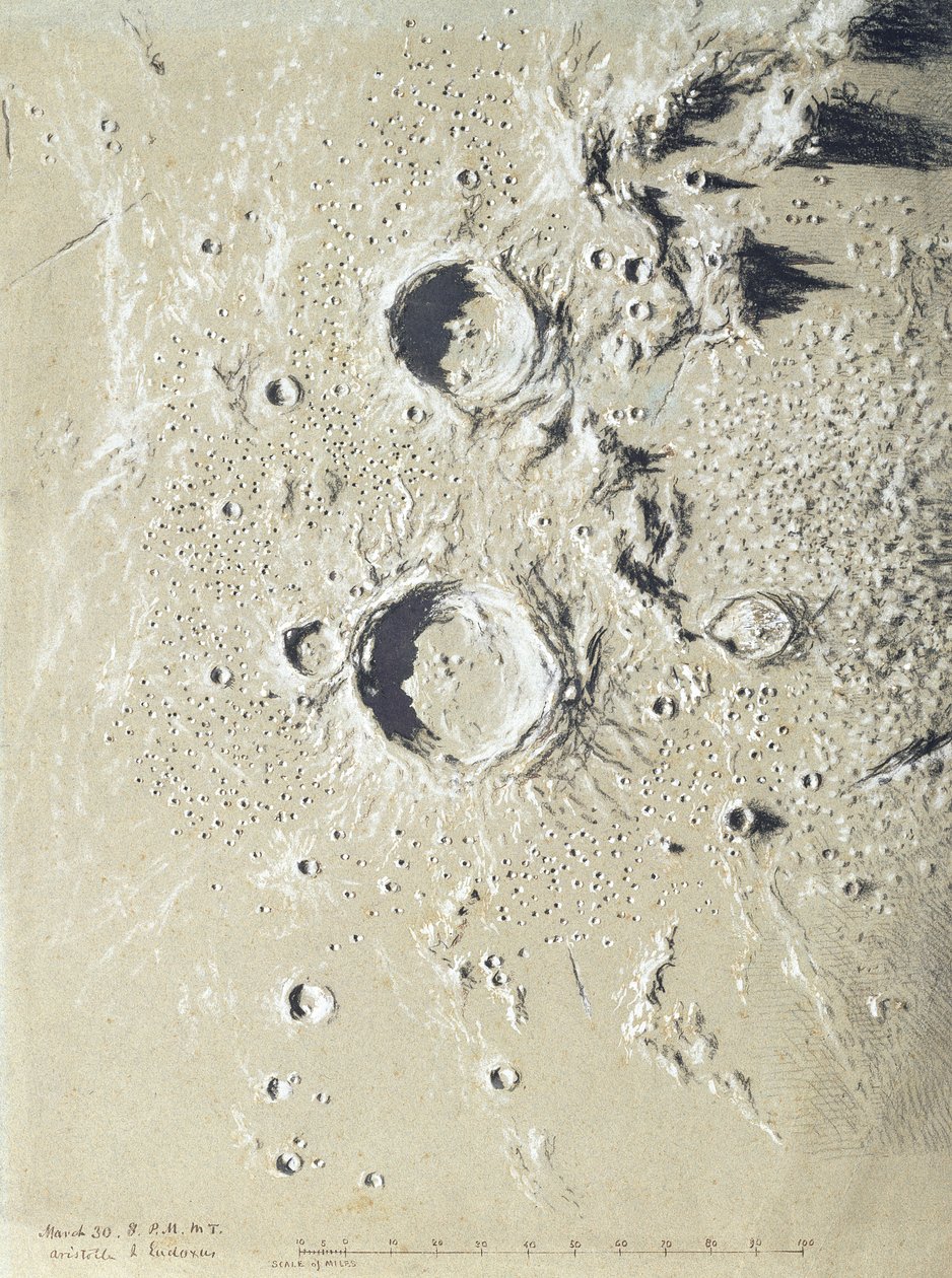 أرسطو و Eudoxus (طباشير وزن الجسم على ورق رمادي) بواسطة جيمس هول نسميث