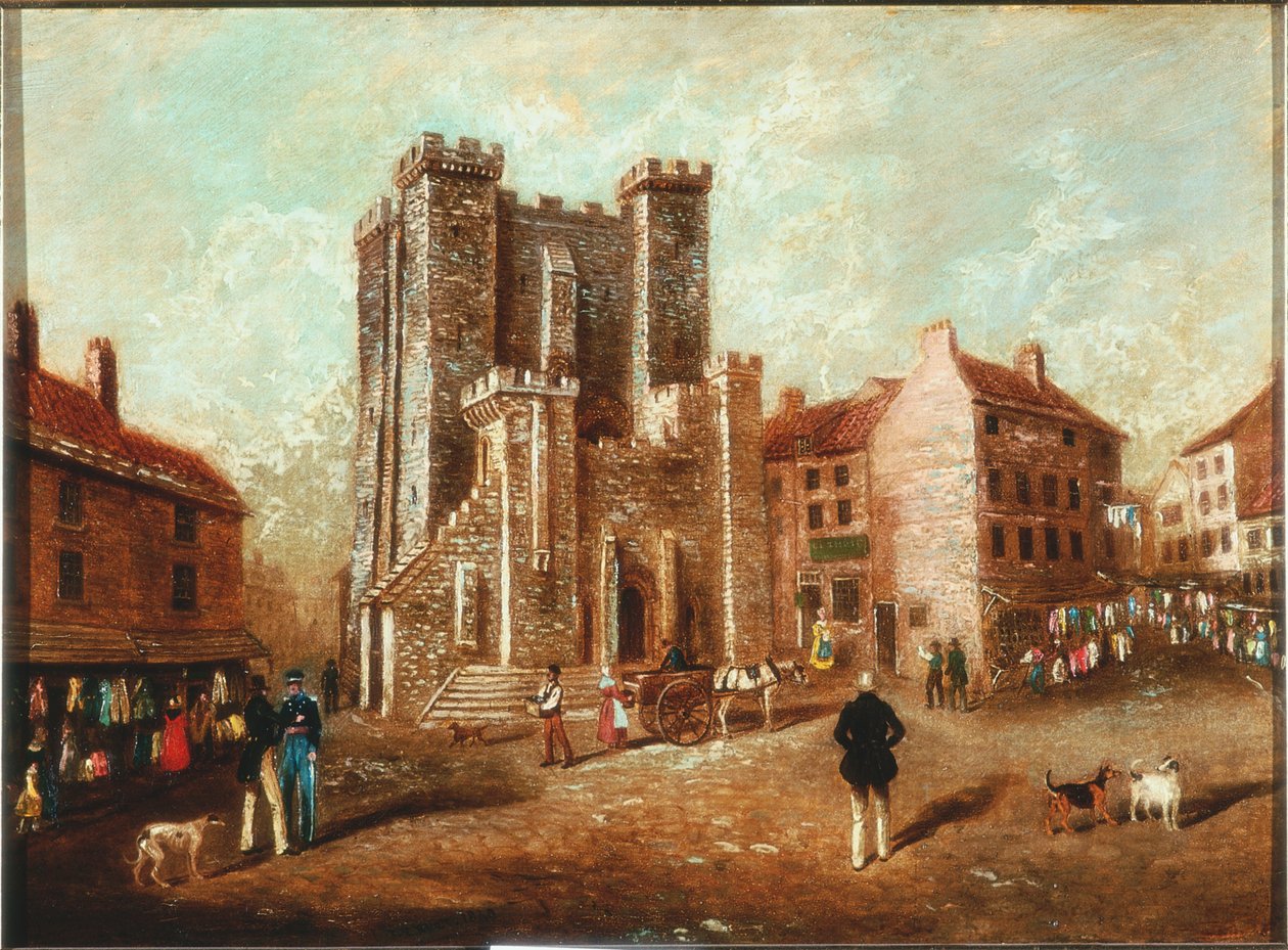 The Keep ، نيوكاسل أبون تاين ، 1830 بواسطة جيمس راسل ريوت