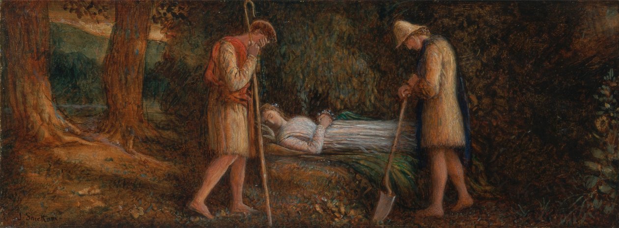 إيموجين والرعاة ، من Cymbeline ، الفصل الرابع ، المشهد الثاني بواسطة جيمس سميثام