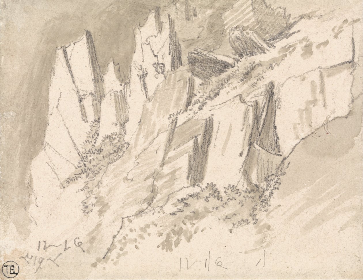 A Craggy Hillside بواسطة جيمس وارد