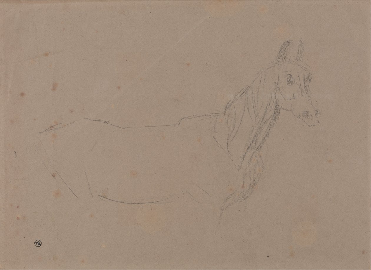 A Mare ، ربما دراسة لـ LAmour de Cheval ، بتاريخ 1827 ، في معرض Tate بواسطة جيمس وارد