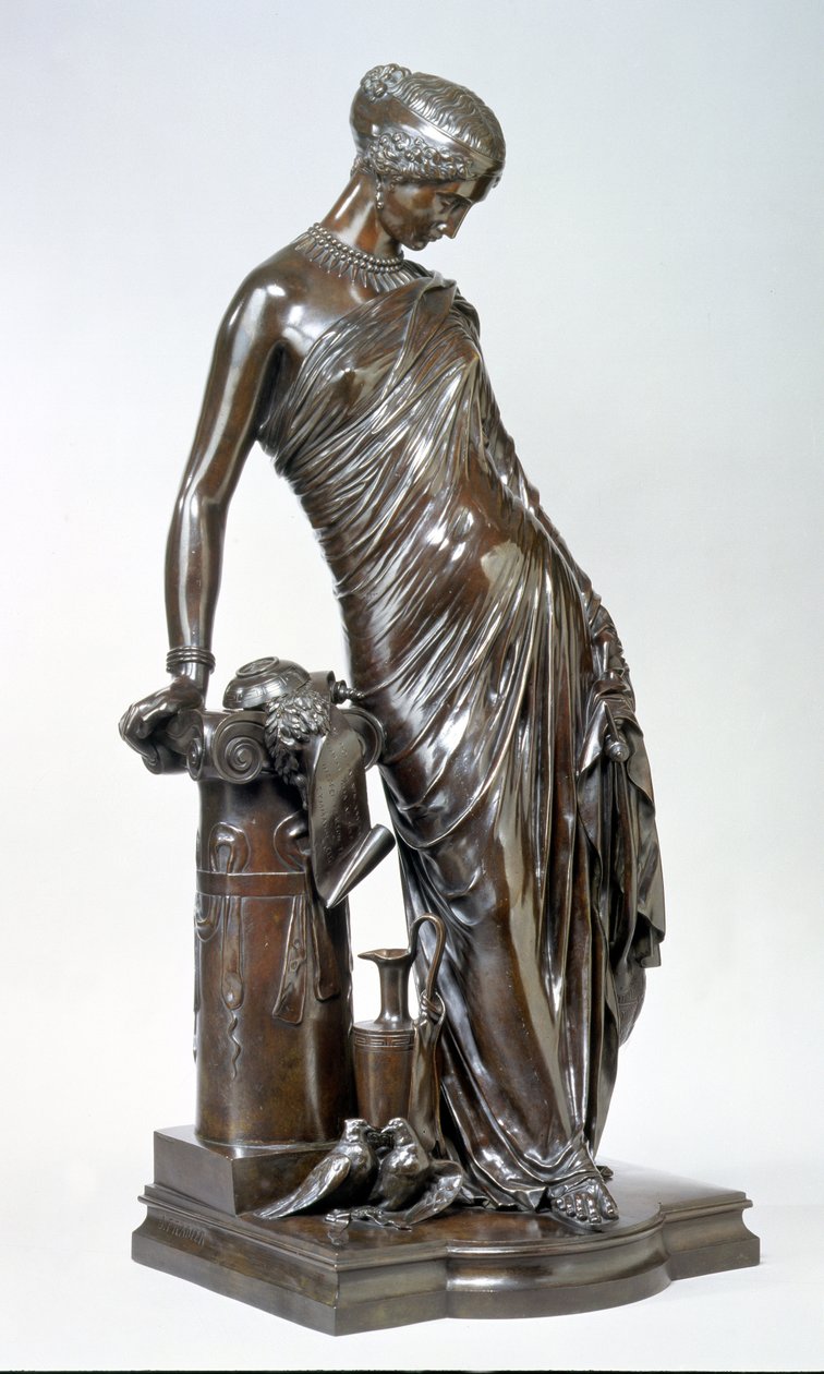 يقف Sappho بواسطة جيمس براديير