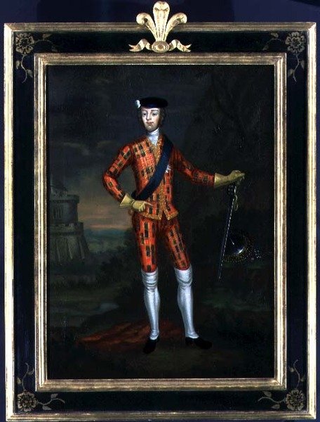 صورة 'Harlequin' لبوني الأمير تشارلي ، حوالي عام 1745 (زيت على قماش) بواسطة جيمس (حوالي 1692 1767) واسديل