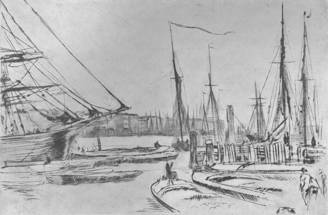 رسم تخطيطي من بيلينجسجات ، 1878 ، 1904 بواسطة جيمس أبوت ماكنيل ويسلر