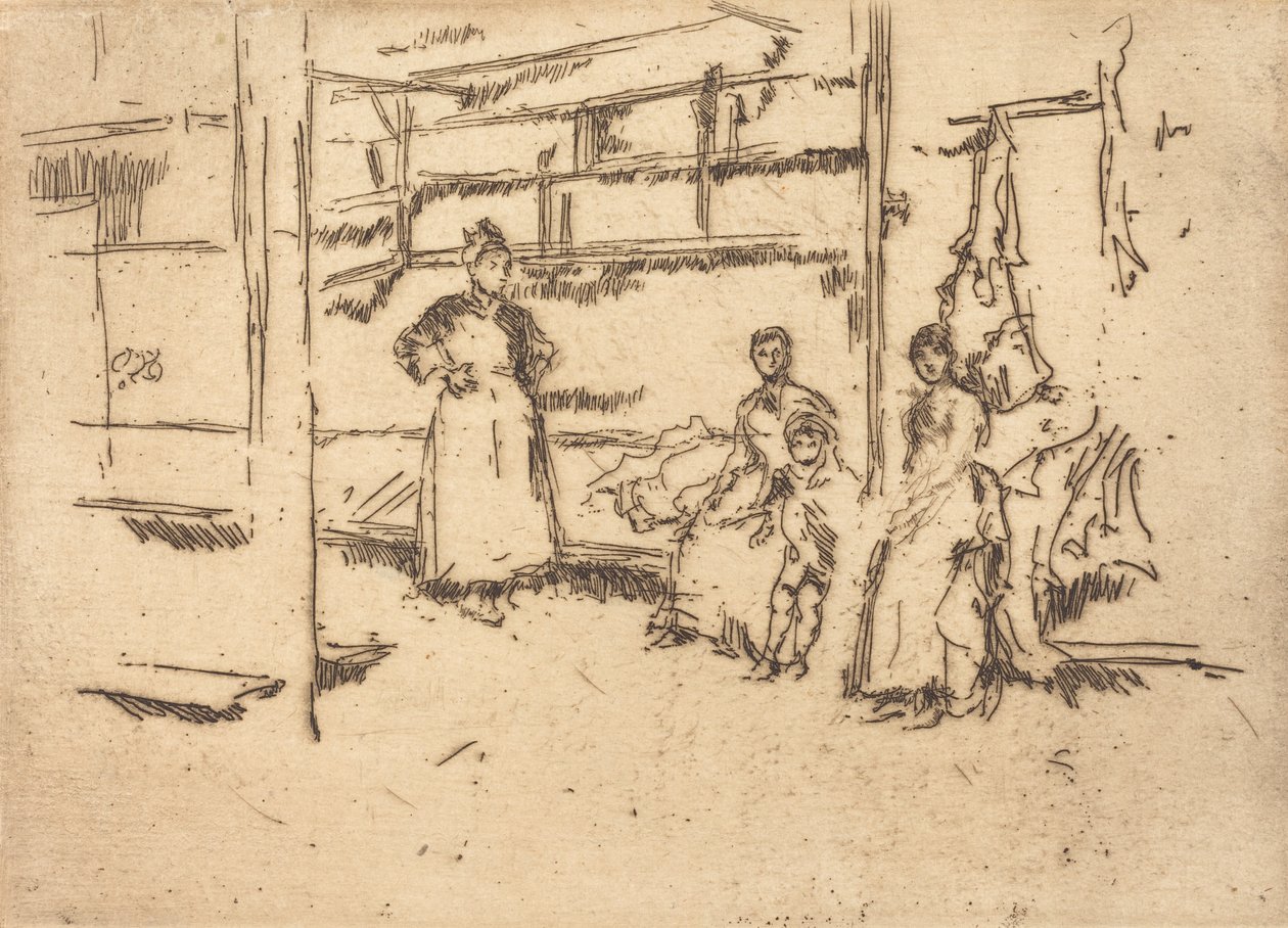 بعد البيع ، Hounsditch ، ج. 18861888. بواسطة جيمس أبوت ماكنيل ويسلر