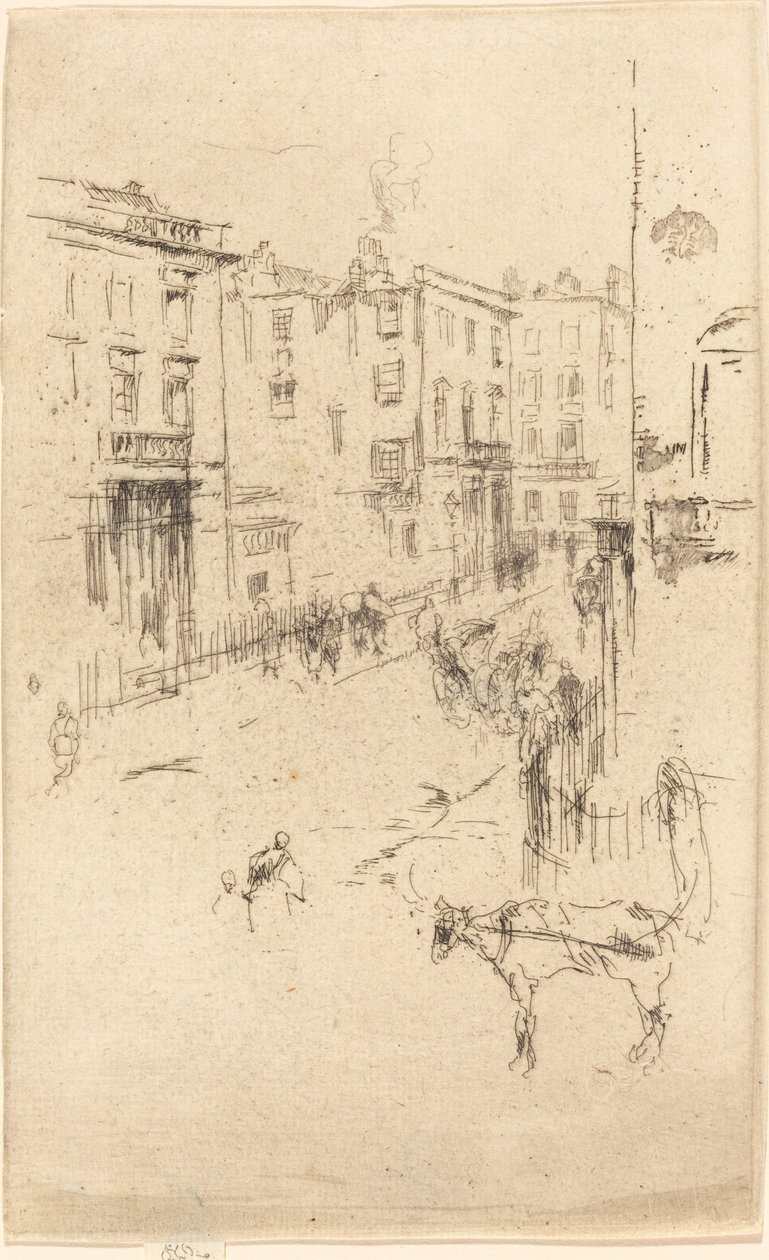 شارع ألديرني ، ج. 18801881. بواسطة جيمس أبوت ماكنيل ويسلر