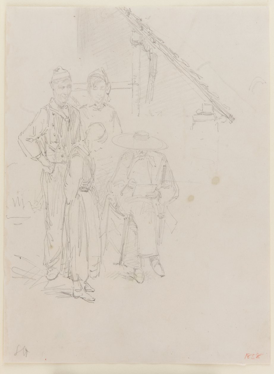رسم فنان ، 1858. بواسطة جيمس أبوت ماكنيل ويسلر
