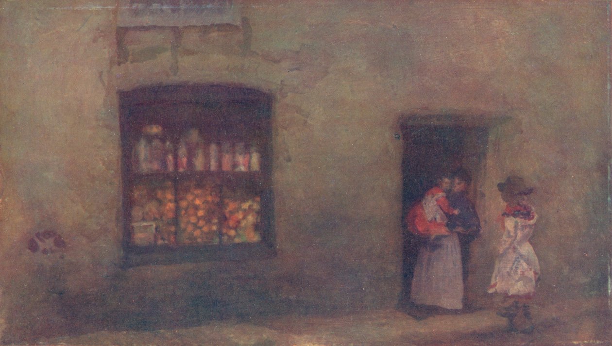 ملاحظة برتقالية: Sweet Shop ، 1884 ، 1904 بواسطة جيمس أبوت ماكنيل ويسلر