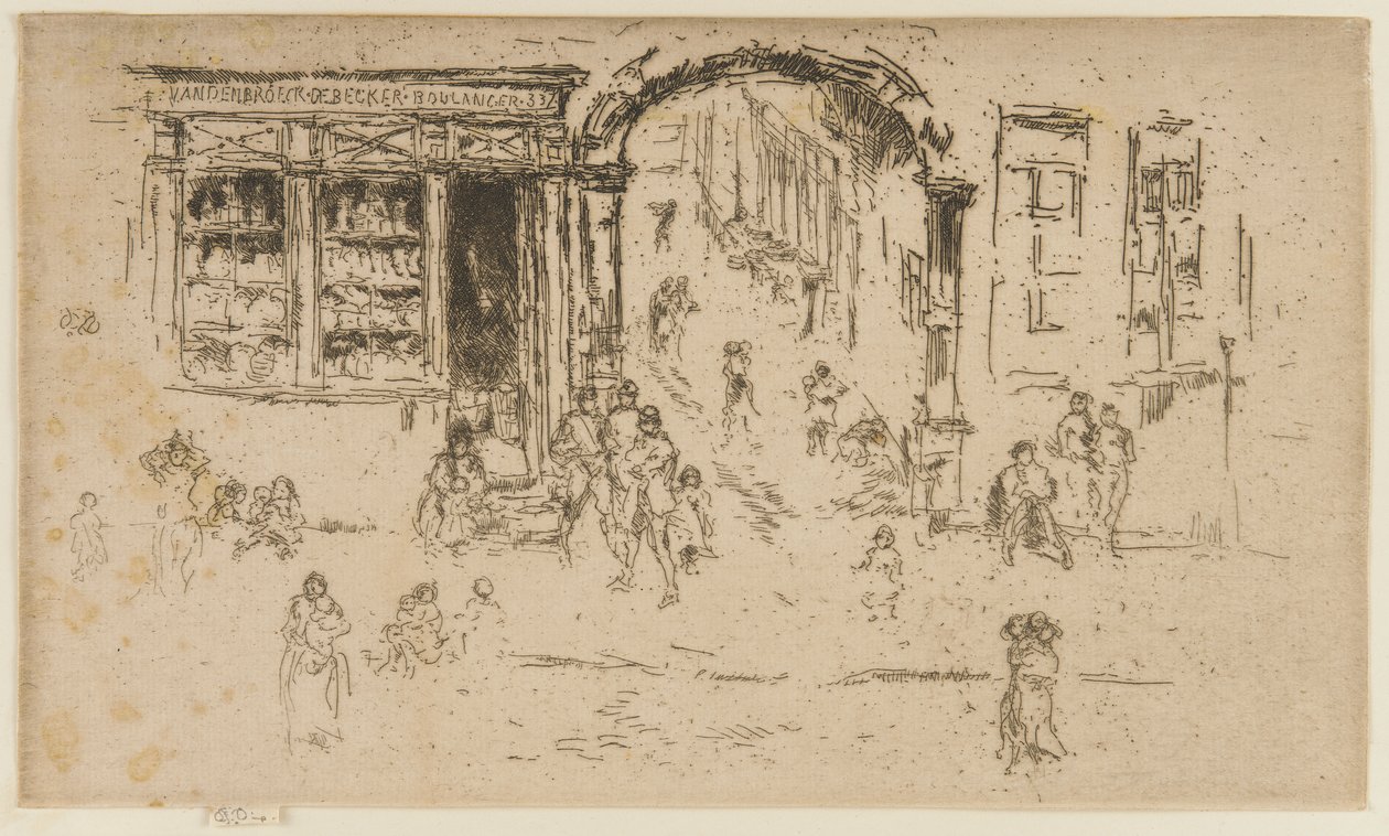 Archway ، بروكسل ، 1887. بواسطة جيمس أبوت ماكنيل ويسلر