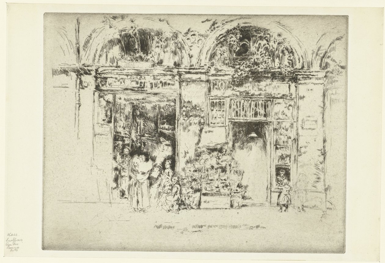 محل زهور عباد الشمس ، شارع des Beaux-Arts بواسطة جيمس أبوت ماكنيل ويسلر