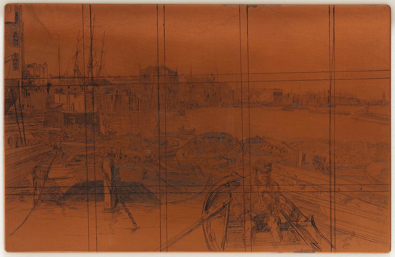 لوحة النقش: The Pool ، 1859. بواسطة جيمس أبوت ماكنيل ويسلر