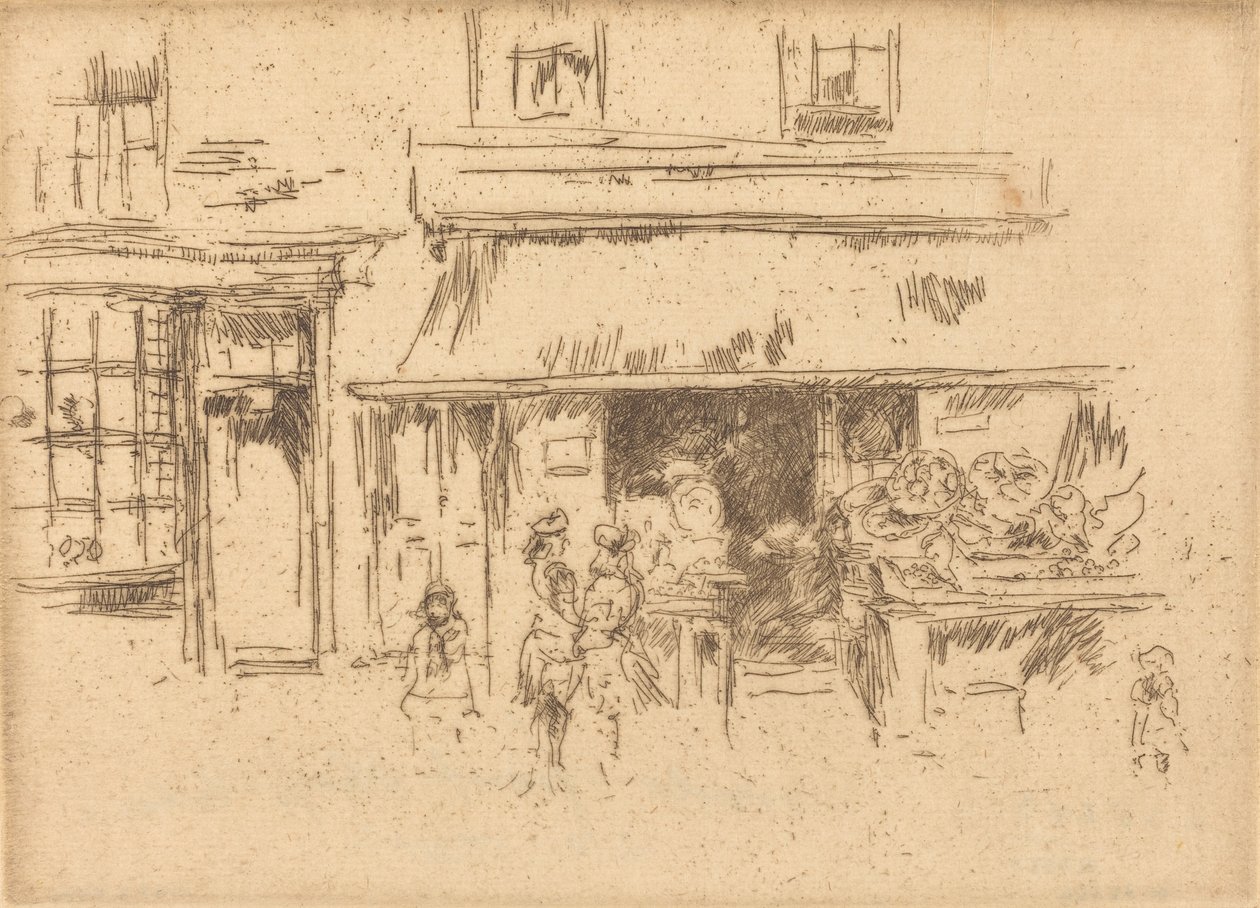 شارع إكستر ، ج. 18861888. بواسطة جيمس أبوت ماكنيل ويسلر