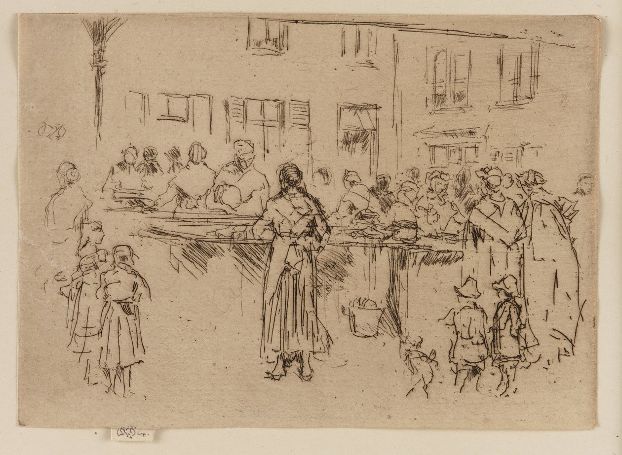 نساء الأسماك ، أوستند ، 1887. بواسطة جيمس أبوت ماكنيل ويسلر