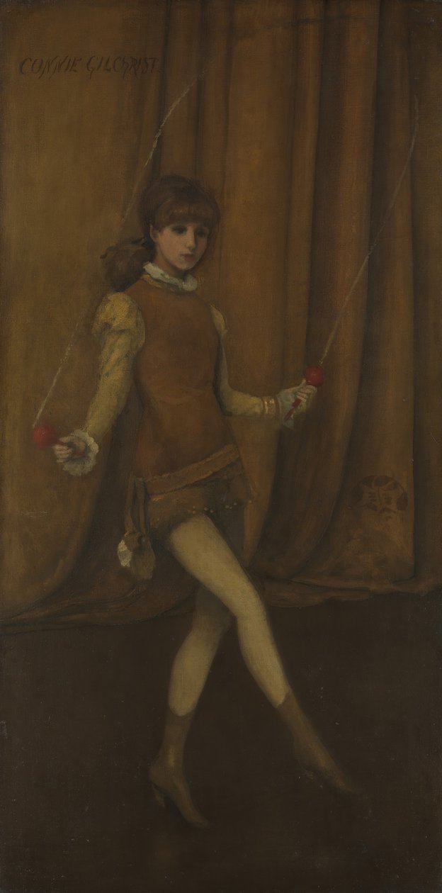 الانسجام باللون الأصفر والذهبي: The Girl GirlConie Gilchrist ، كاليفورنيا. 1876-77. بواسطة جيمس أبوت ماكنيل ويسلر