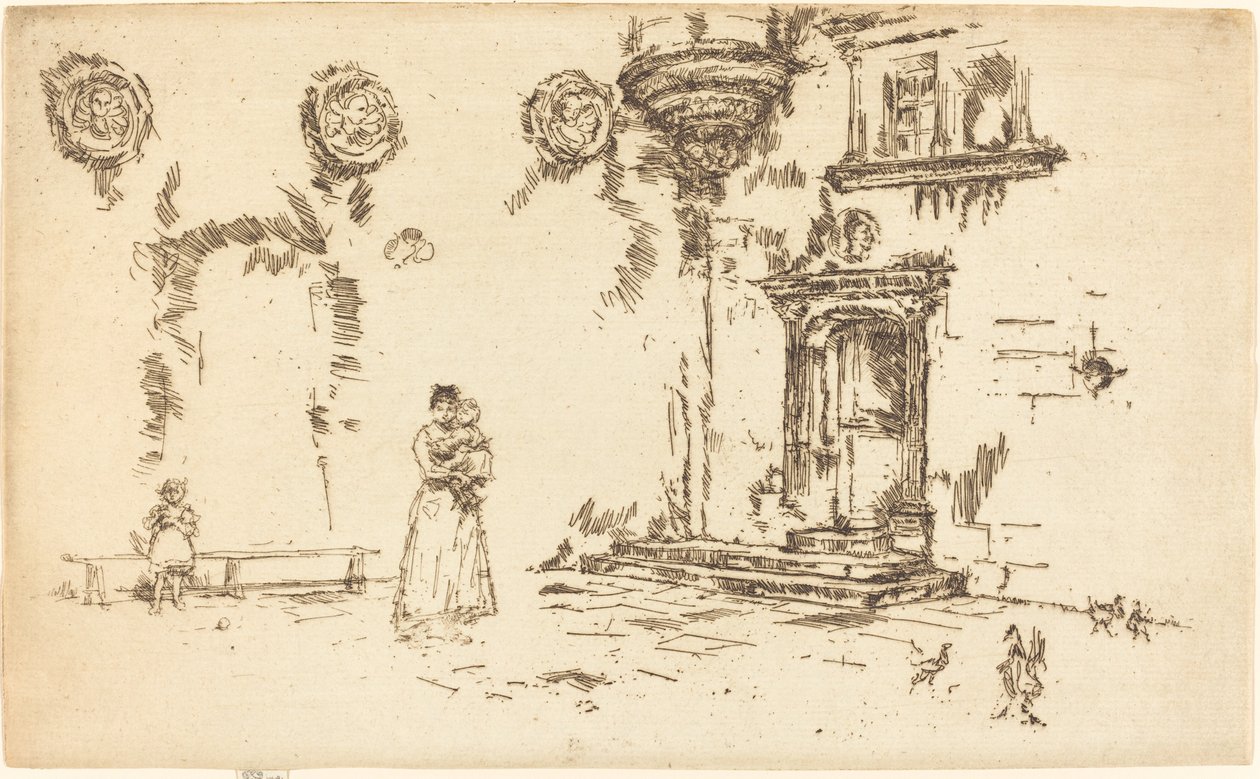 فندق Lallement ، بورج ، 1888. بواسطة جيمس أبوت ماكنيل ويسلر