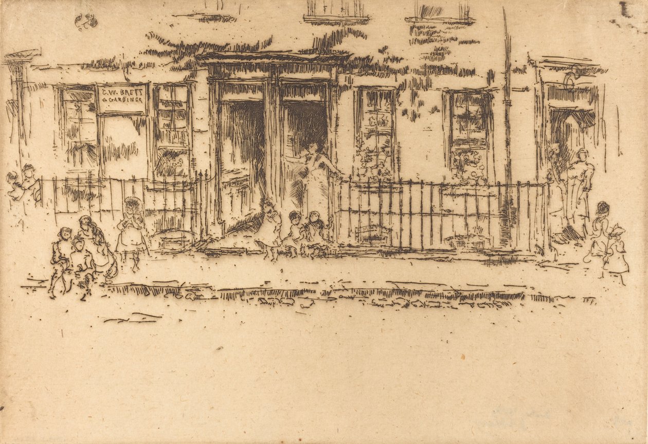 جستس ووك - تشيلسي ، ج. 18861888. بواسطة جيمس أبوت ماكنيل ويسلر