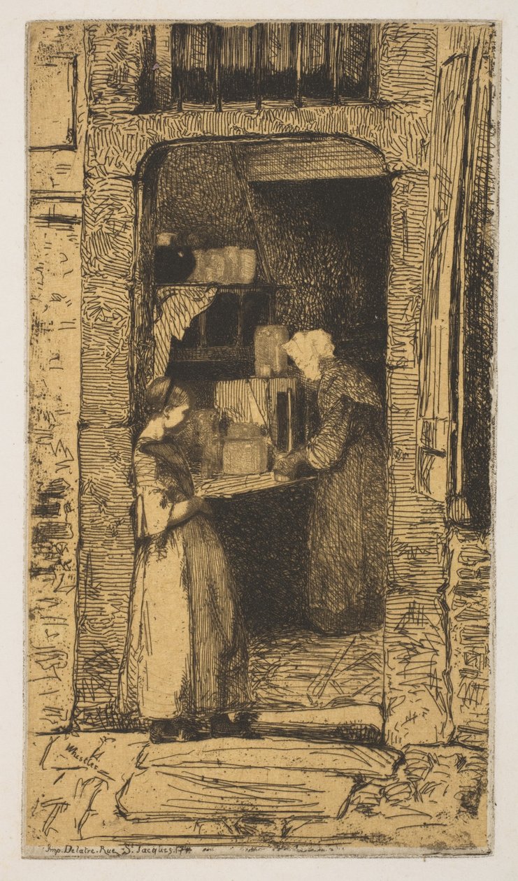 بائع الخردل ، 1858. بواسطة جيمس أبوت ماكنيل ويسلر