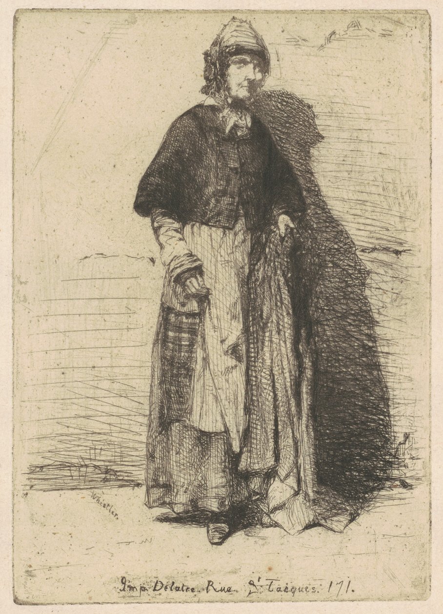 الأم جيرارد ، 1858. بواسطة جيمس أبوت ماكنيل ويسلر