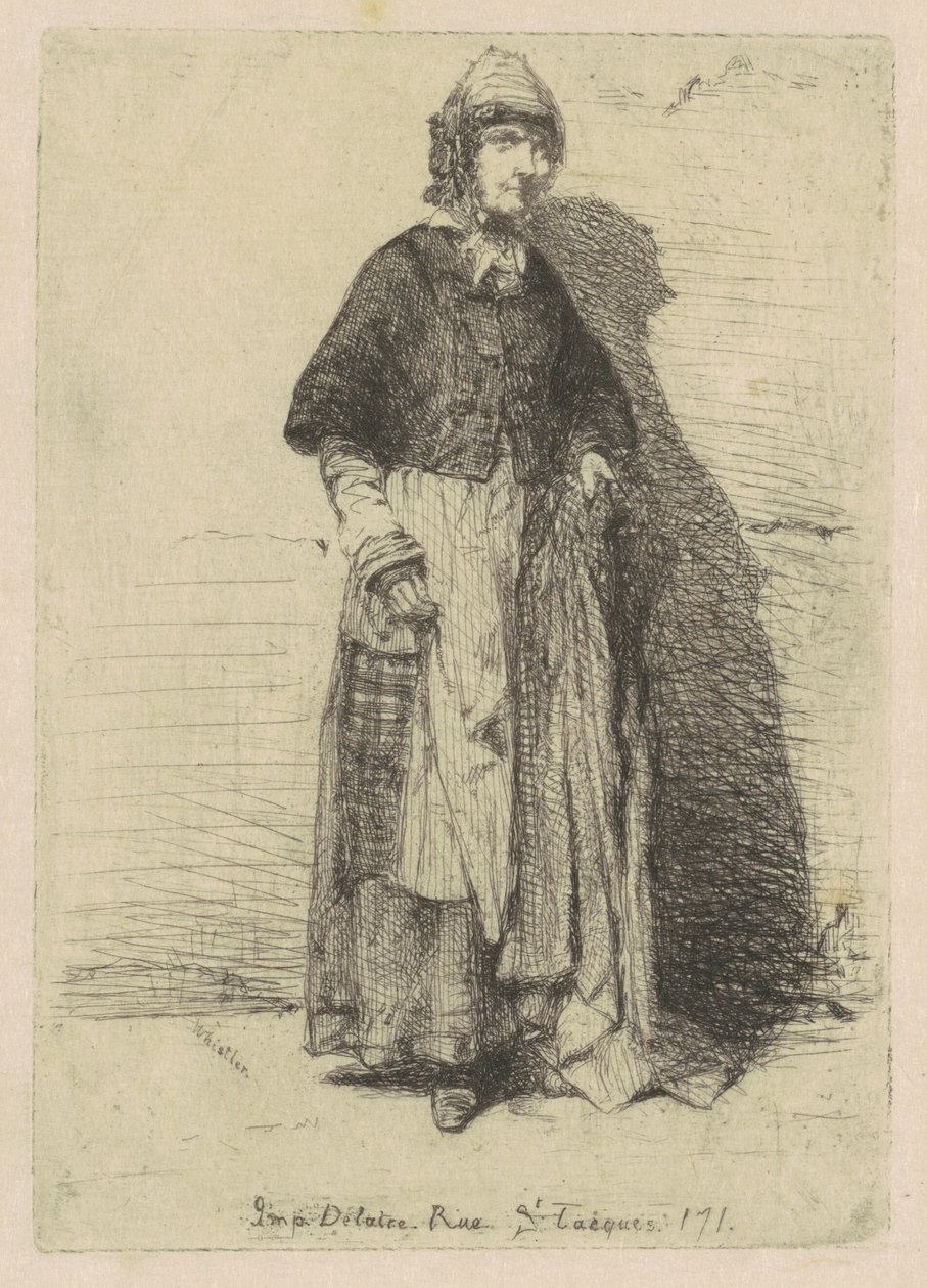 الأم جيرارد ، 1858. بواسطة جيمس أبوت ماكنيل ويسلر