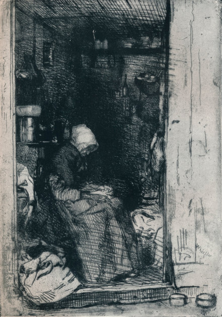 La Vieille aux Loques، 1858 1903-1904 بواسطة جيمس أبوت ماكنيل ويسلر