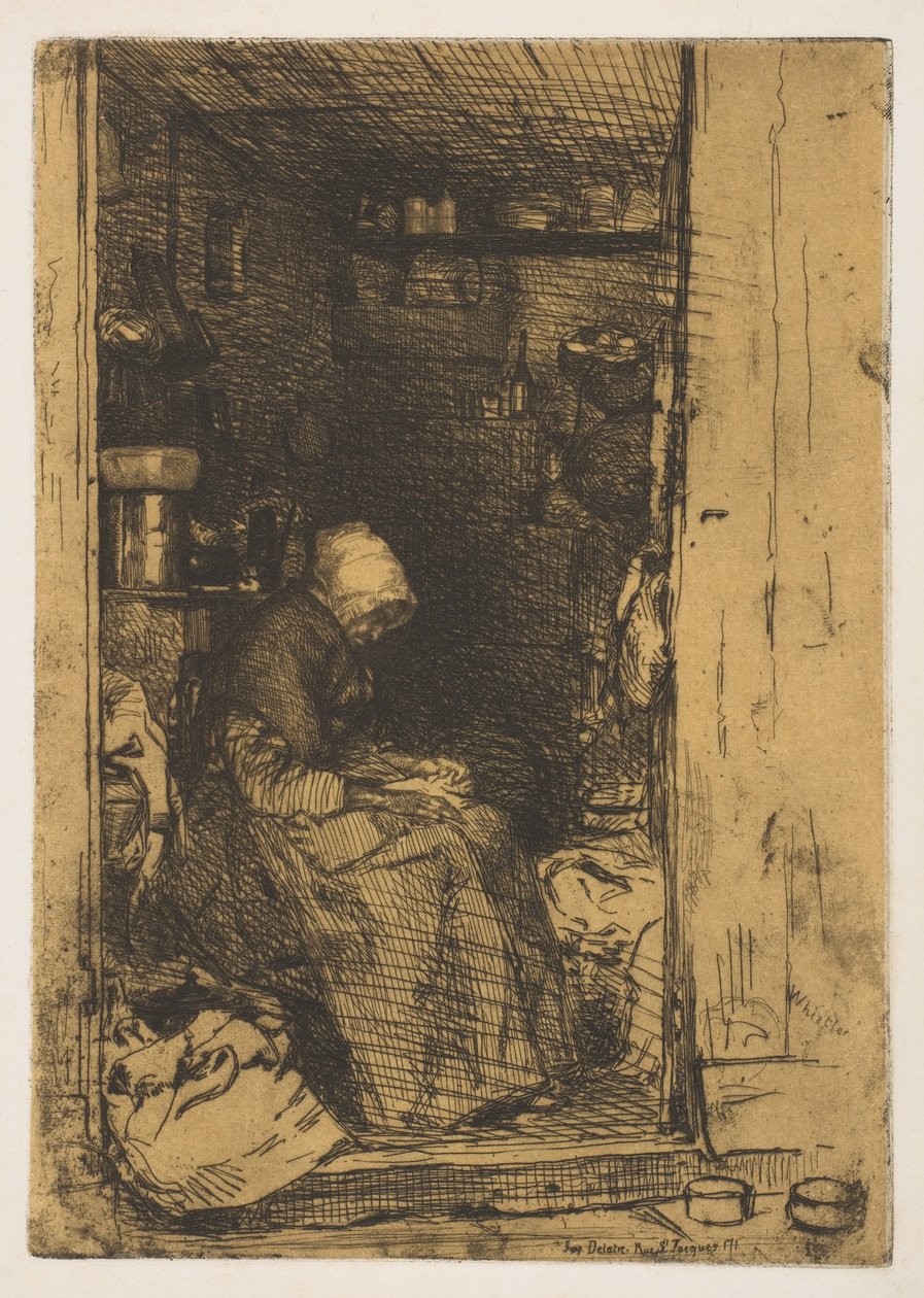La Vielle aux Loques ، 1858. بواسطة جيمس أبوت ماكنيل ويسلر