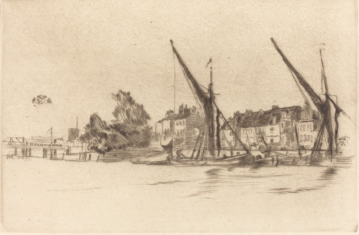 منازل ليندسي ، 1877. بواسطة جيمس أبوت ماكنيل ويسلر