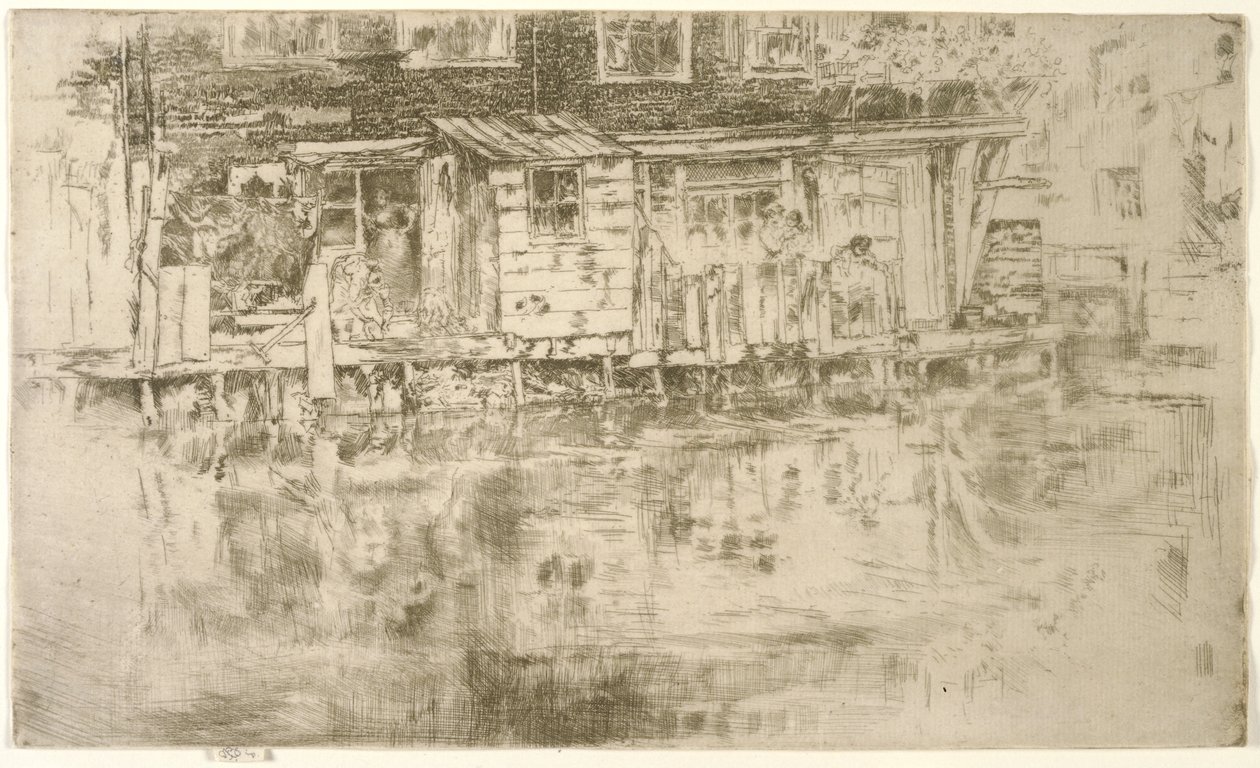 لونج هاوس ، دايرس ، أمستردام ، 1889 بواسطة جيمس أبوت ماكنيل ويسلر