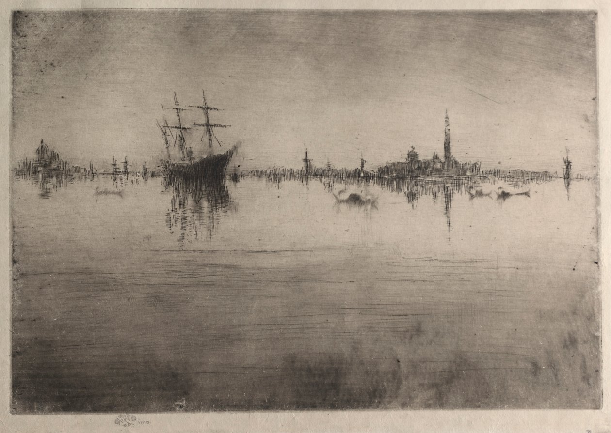الموسيقى الليلية ، 1880. بواسطة جيمس أبوت ماكنيل ويسلر