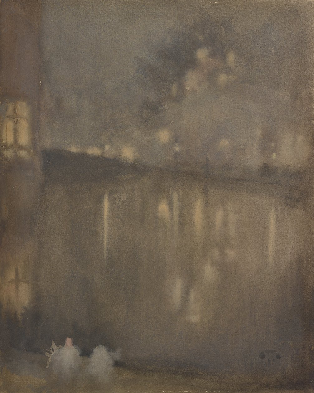 الموسيقى الهادئة: Gray and GoldCanal ، هولندا ، 1882. بواسطة جيمس أبوت ماكنيل ويسلر