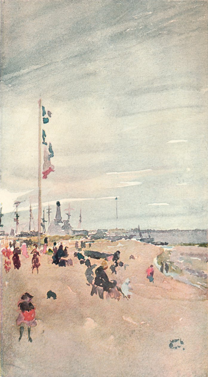 على شاطئ البحر ، c1883 1903-1904 بواسطة جيمس أبوت ماكنيل ويسلر