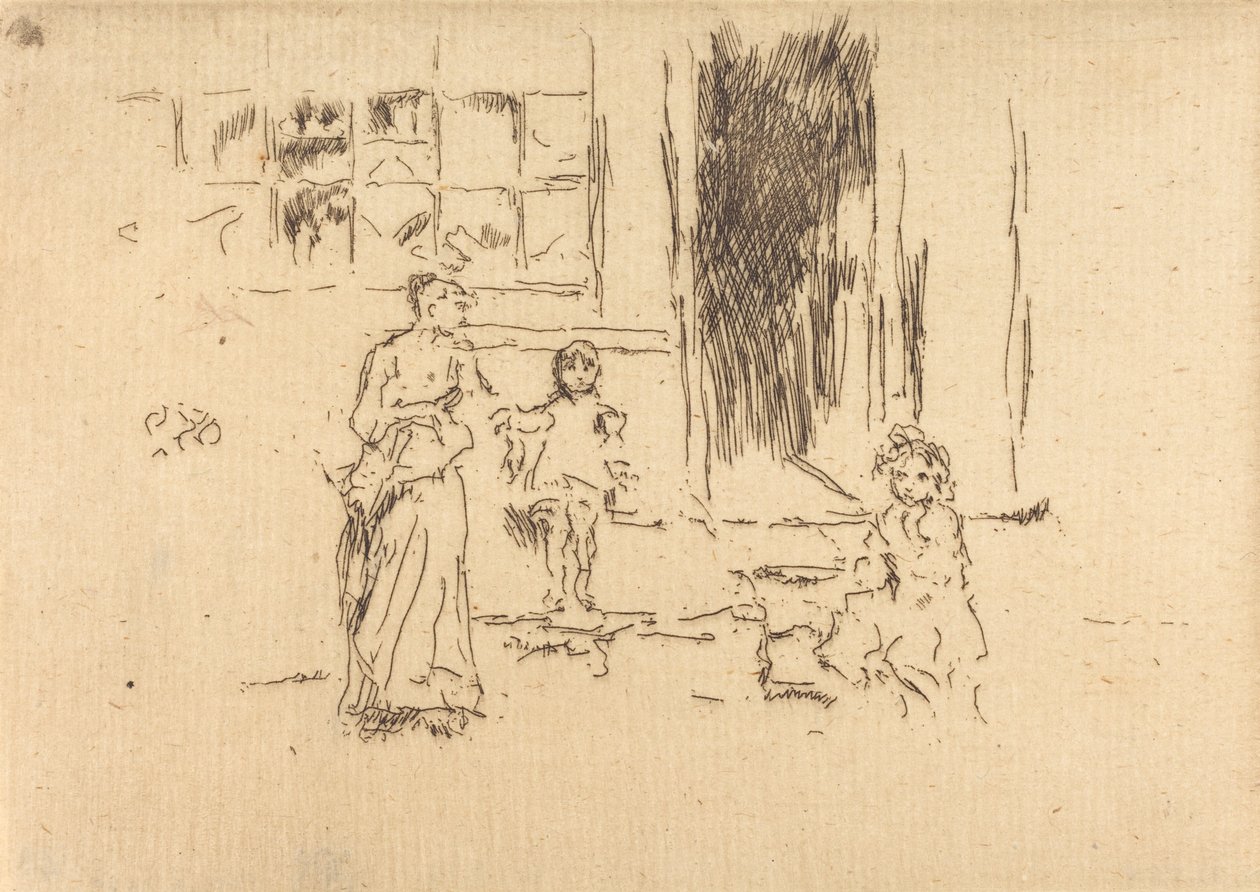 ثوب نسائي لين ، ج. 18861888. بواسطة جيمس أبوت ماكنيل ويسلر