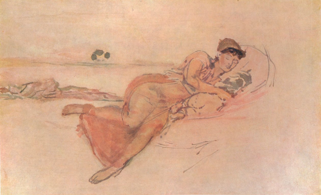 بينك وروز ، نوم الأمهات ، c1895 ، 1904 بواسطة جيمس أبوت ماكنيل ويسلر