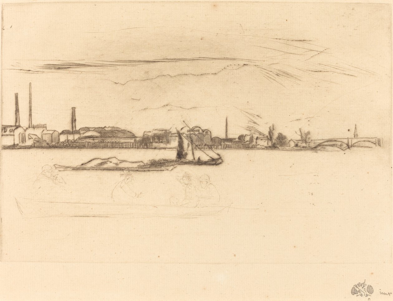 شمعة برايس ، ج. 1875. بواسطة جيمس أبوت ماكنيل ويسلر