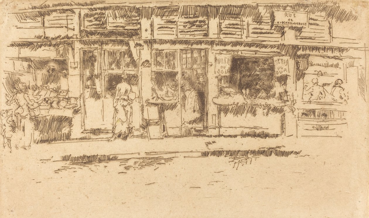 شارع لاروشفوكو ، 1893. بواسطة جيمس أبوت ماكنيل ويسلر
