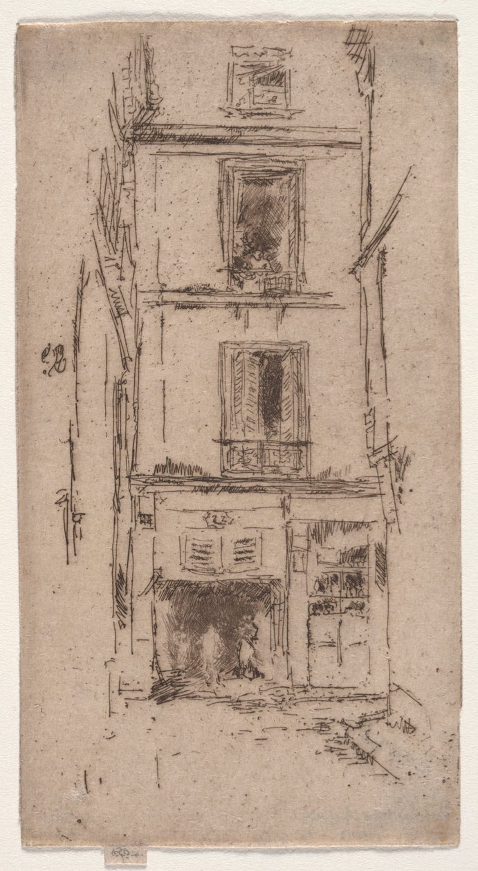 Rue des Bons Enfants، Tours. بواسطة جيمس أبوت ماكنيل ويسلر