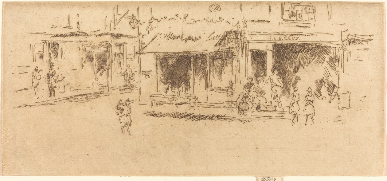 مكان سانت جيمس ، هونسديتش ، ج. 18861888. بواسطة جيمس أبوت ماكنيل ويسلر