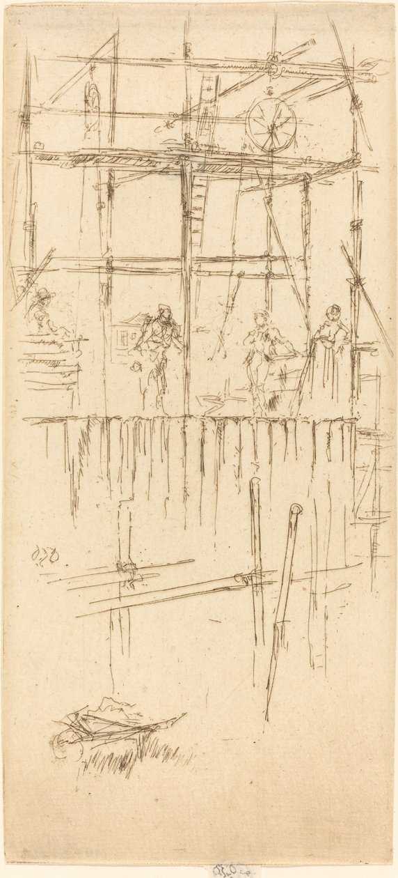 سقالات سافوي ، ج. 1887. بواسطة جيمس أبوت ماكنيل ويسلر