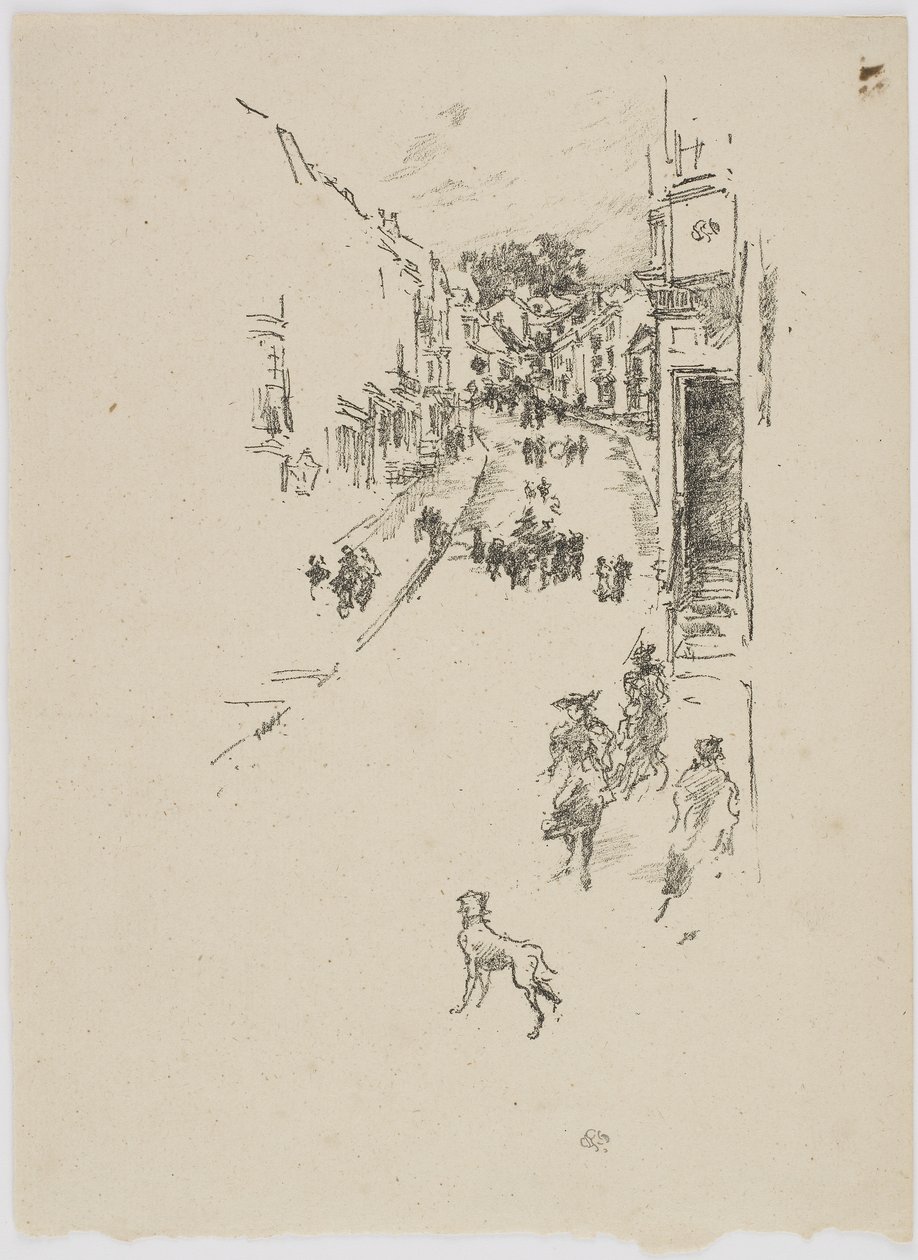 الأحد ، Lyme Regis ، 1895 (litho on paper) بواسطة جيمس أبوت ماكنيل ويسلر