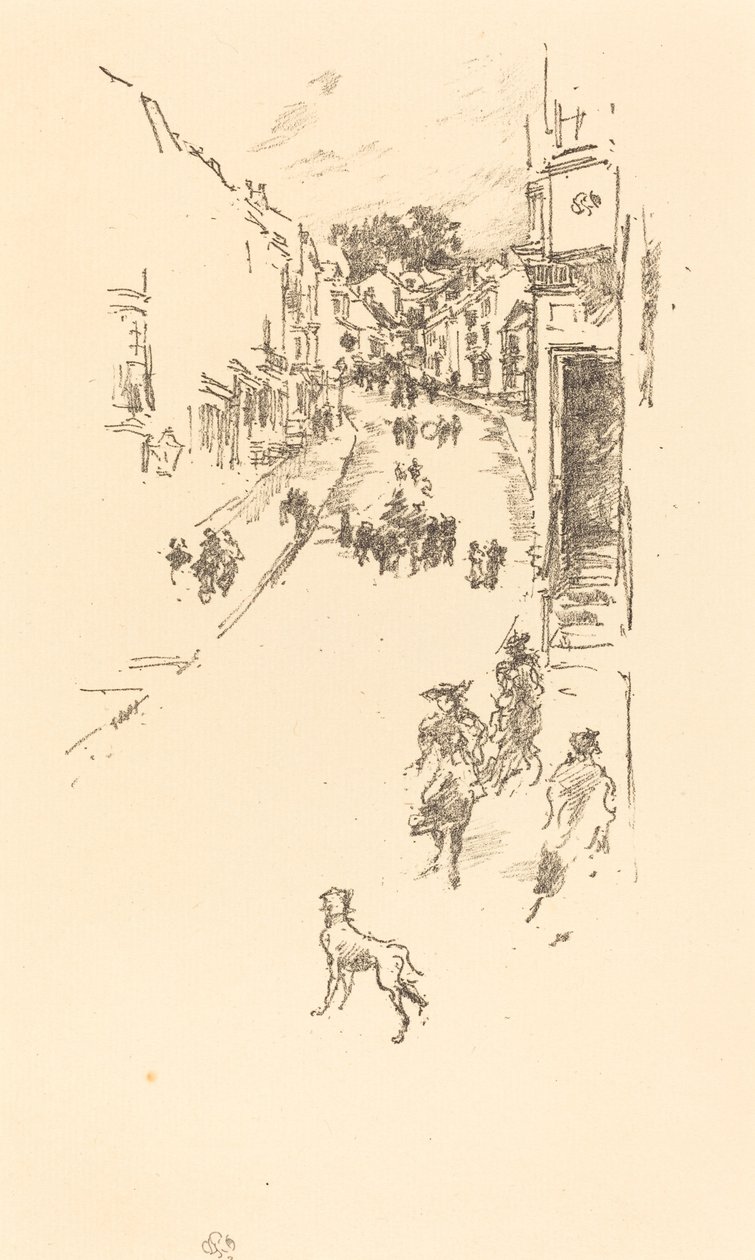 الأحد ، لايم ريجيس 1895. بواسطة جيمس أبوت ماكنيل ويسلر