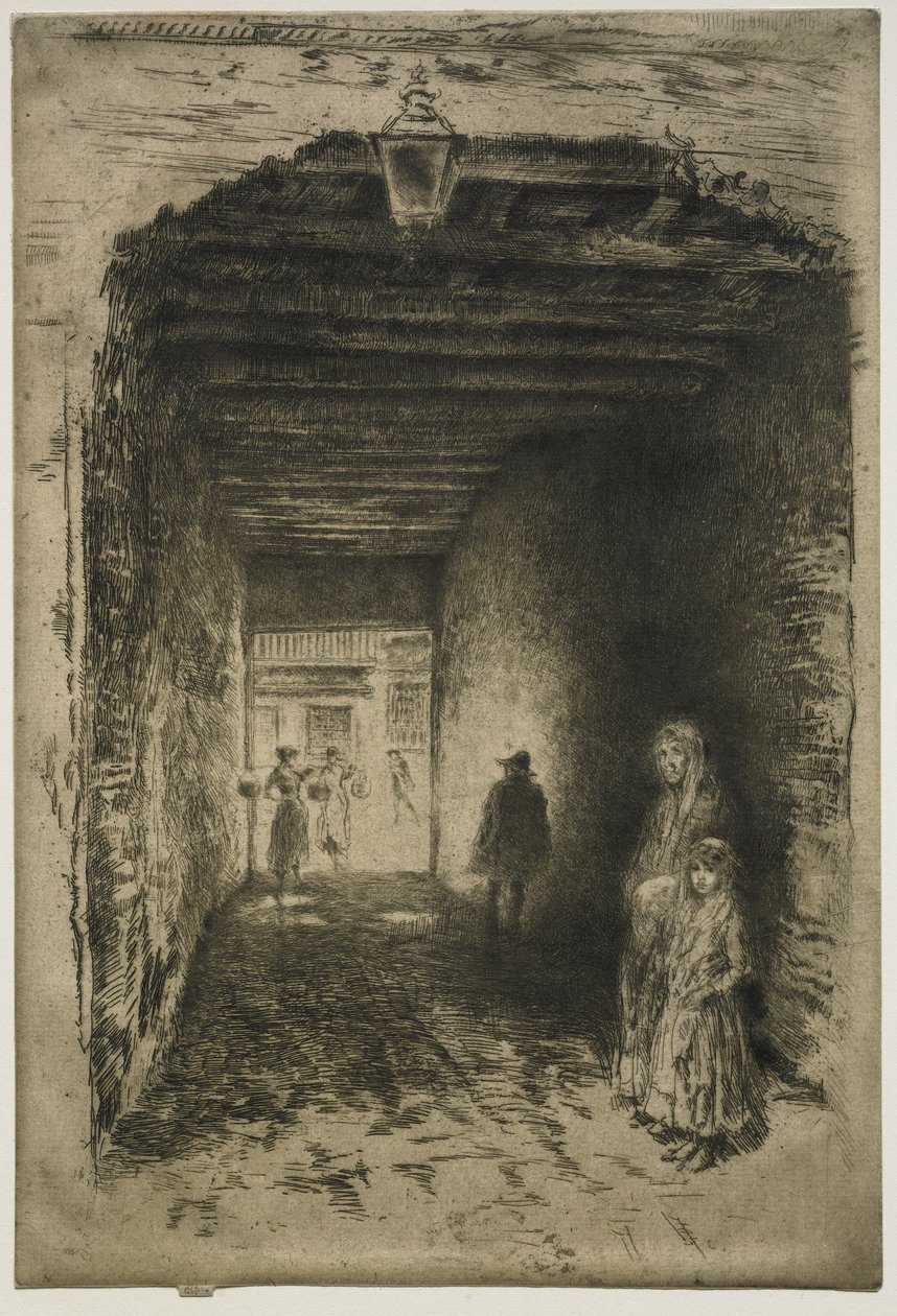 المتسولين ، 1880. بواسطة جيمس أبوت ماكنيل ويسلر